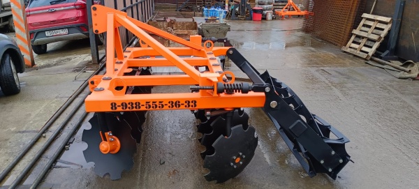 Борона дисковая навесная БДН 2,4х2Н с амортизаторами катка, 14 рабочих органов купить в Твери – «БДН-АгроКубань», 4