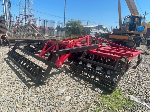 Борона дисковая прицепная БДН 6х4П цельнорамная, 56 рабочих органа купить в Твери – «БДН-АгроКубань», 2