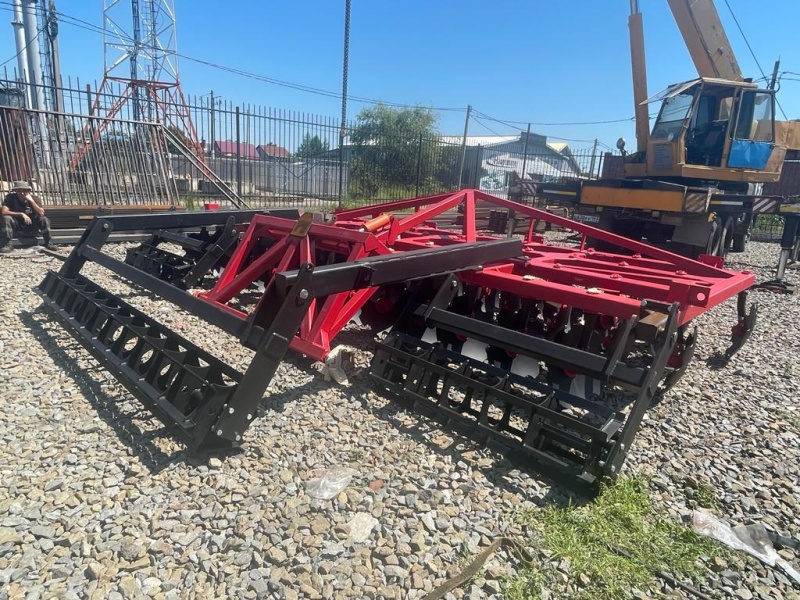 Борона дисковая прицепная БДН 6х4П цельнорамная, 56 рабочих органа купить в Твери – «БДН-АгроКубань», 2